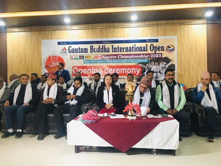 देवदहमा गौतम बुद्ध अन्तराष्ट्रिय खुल्ला कराते प्रतियोगिता  शुरु
